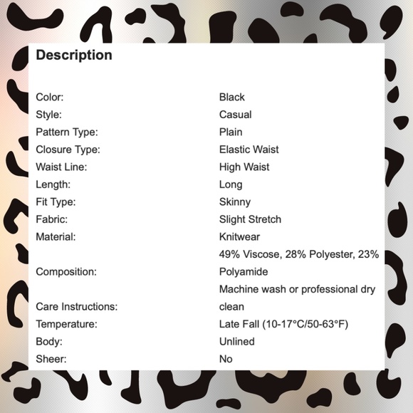 SHEIN Cable Knit Pants - Picture 6 of 8